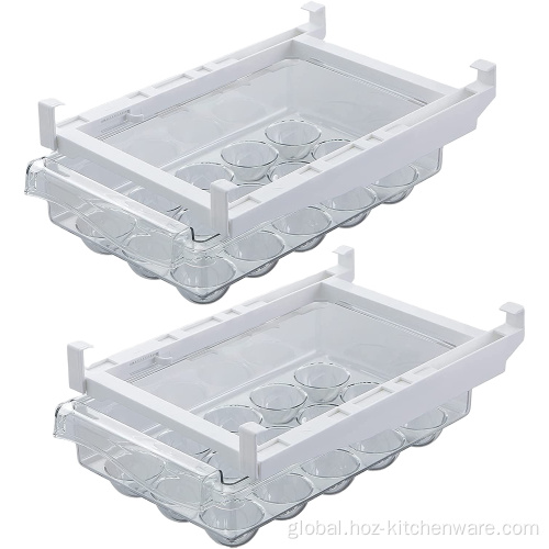 Kitchen Refrigerator Organizer Bins Egg Refrigerator Organizer 2-Pack Total Stores 30 Eggs Supplier